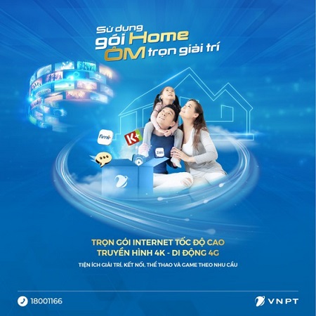 Lắp đặt gói mạng Internet VNPT Home On siêu tiết kiệm, siêu tiện ích - internet.thegioigoicuoc.com