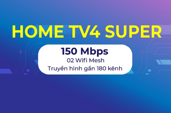Lap Dat Goi Mang Internet Vnpt Home Tv4 Super