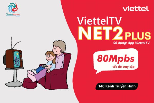 Lắp đặt gói mạng Internet Viettel TV Smart - Net2Plus tích hợp Internet và Truyền hình thông minh - internet.thegioigoicuoc.com