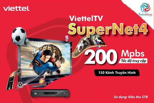 Lap Dat Mang Internet Viette Tv Box Supernet4 150 Kenh Truyen Hinh