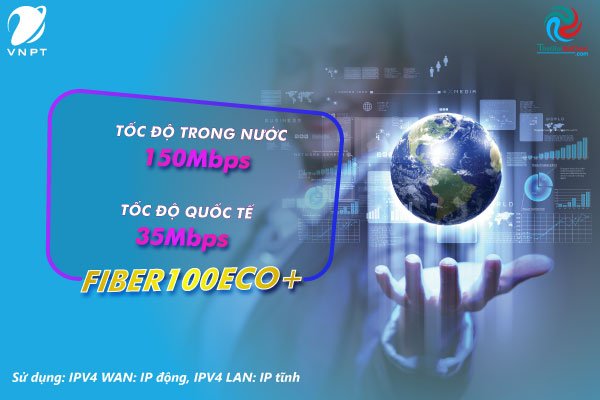 Lắp đặt gói mạng Internet VNPT Fiber100Eco+ chất lượng ổn định dành cho doanh nghiệp - internet.thegioigoicuoc.com