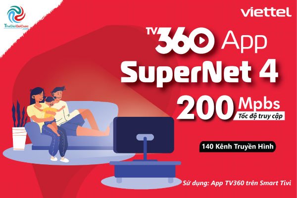 Lap Dat Mang Internet Viettel TV360app Supernet4